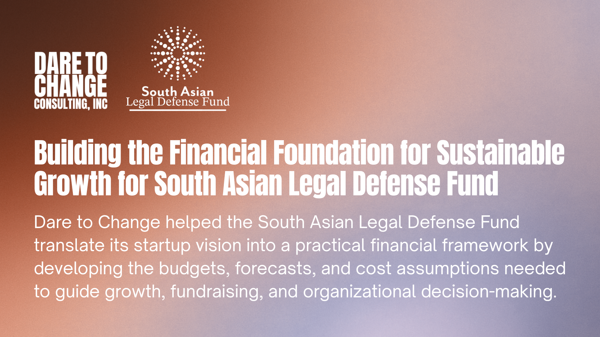 Financial Frameworks and Forecasting for Legal Aid Nonprofit