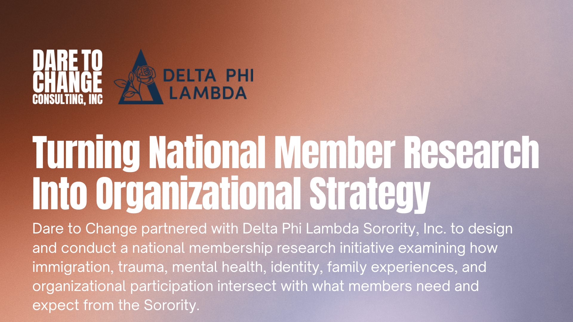 National Immigrant and Mental Health Membership Research Report