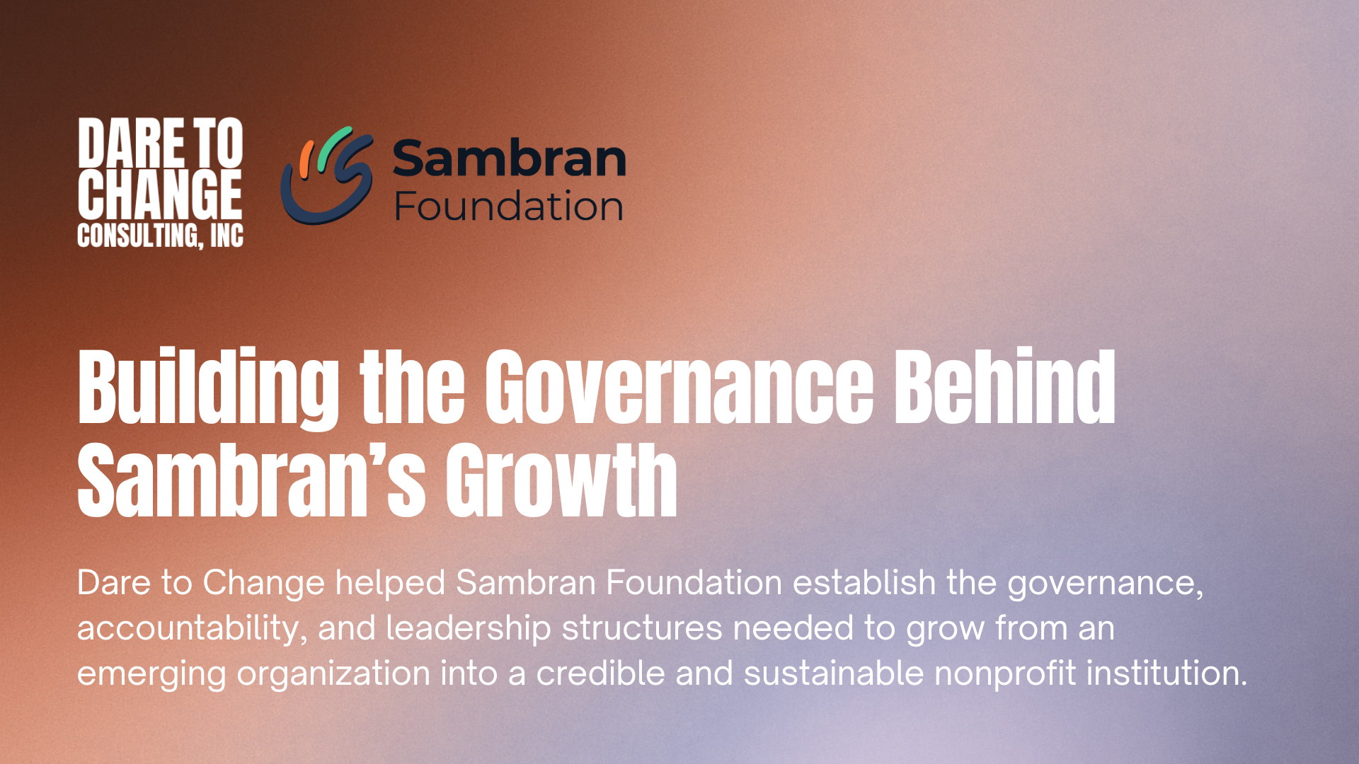 Building the Leadership Behind Sambran’s Growth