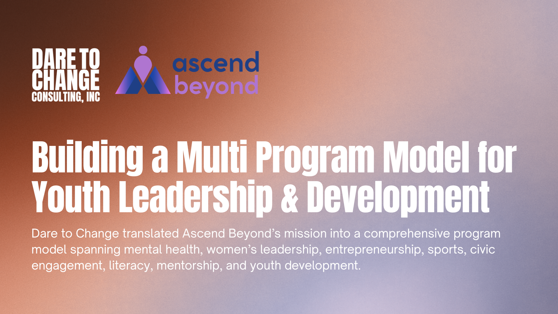 Building a Multi Program Model for AAPI Youth Leadership & Development