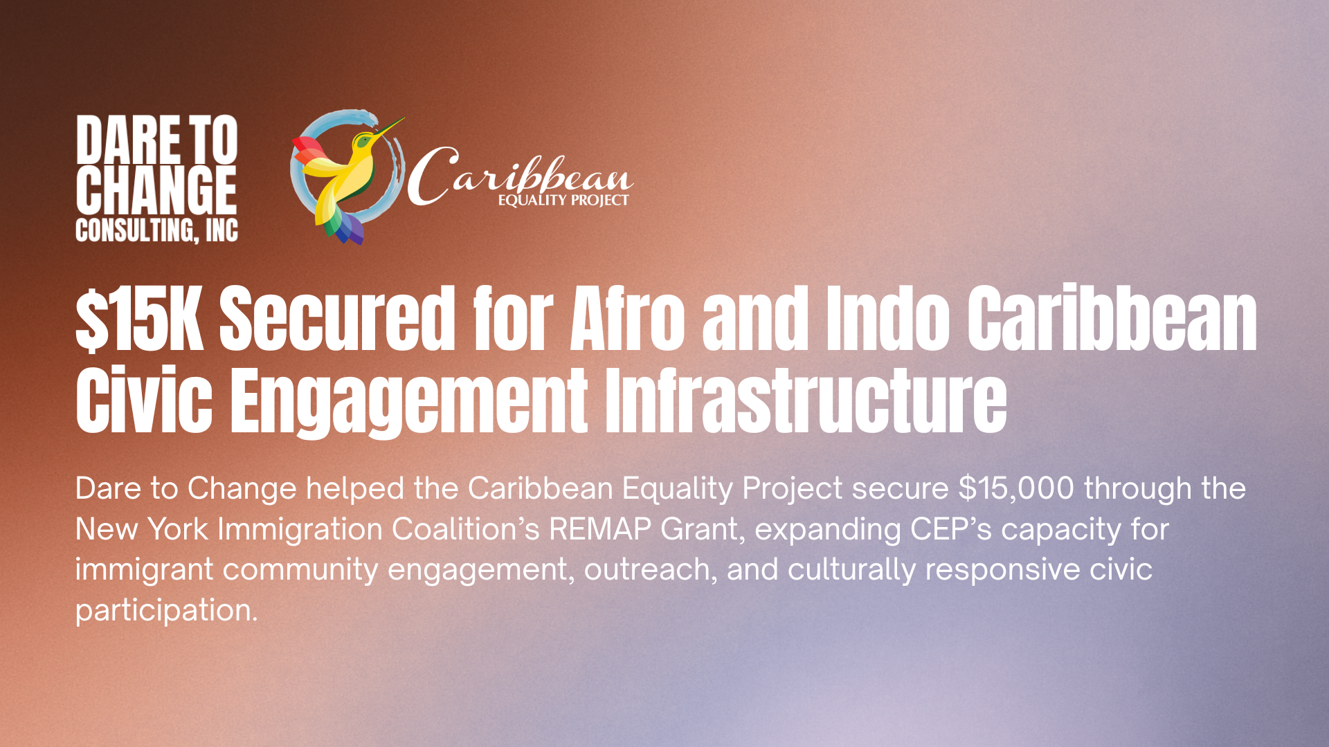 $15K Secured for Afro and Indo Caribbean Civic Engagement Infrastructure